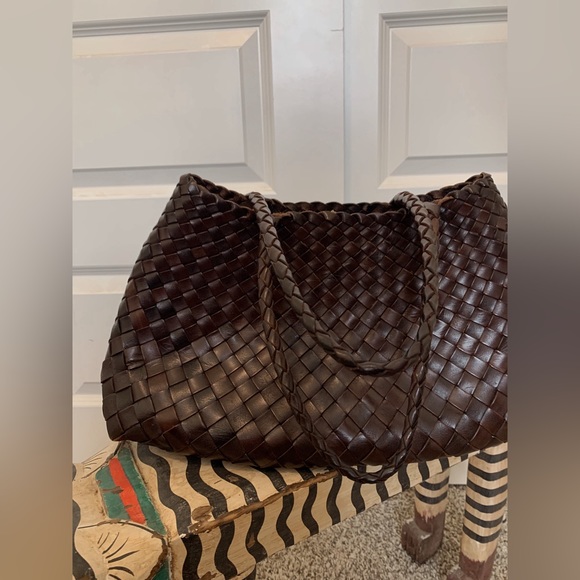 Dragon Diffusion Santa Croce Bag - Large Size - Dark Brown - Picture 5 of 16